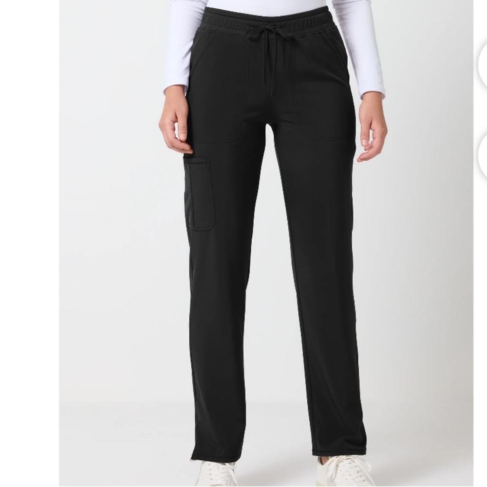 2 Pairs Small  Scrubstar Women's Black black scrub  Pants